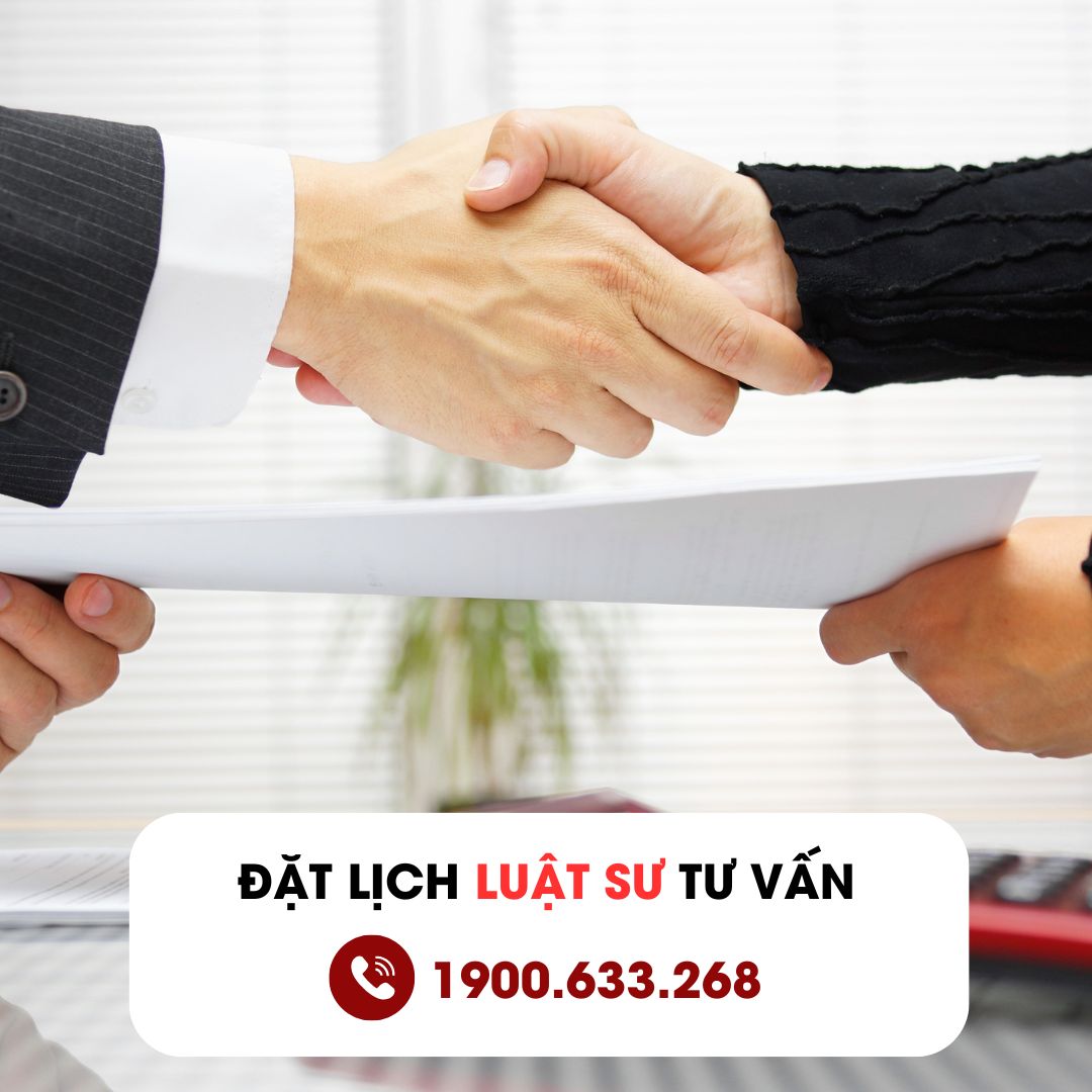 Gọi ngay tổng đài 1900.633.268 đặt lịch luật sư tư vấn