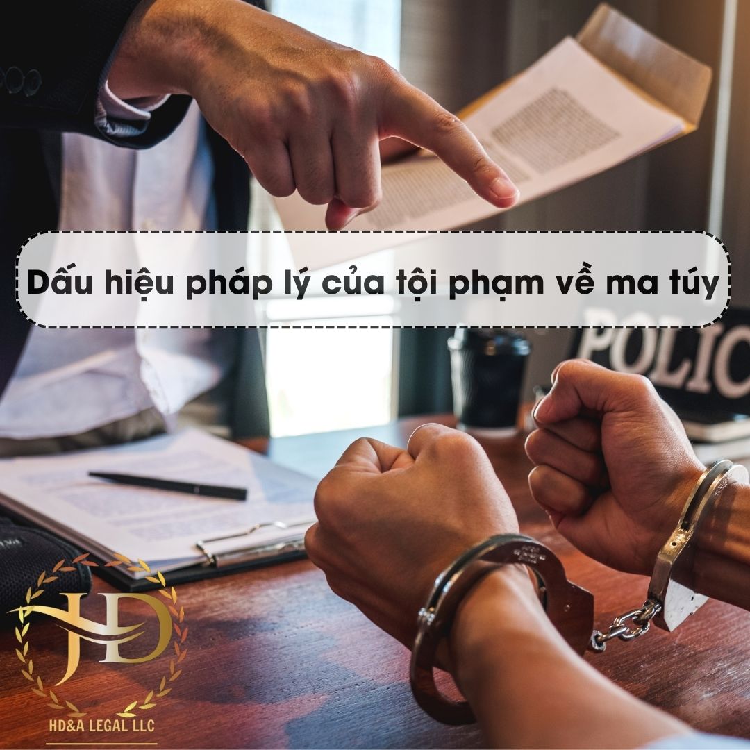 Dấu hiệu pháp lý của tội phạm về ma túy